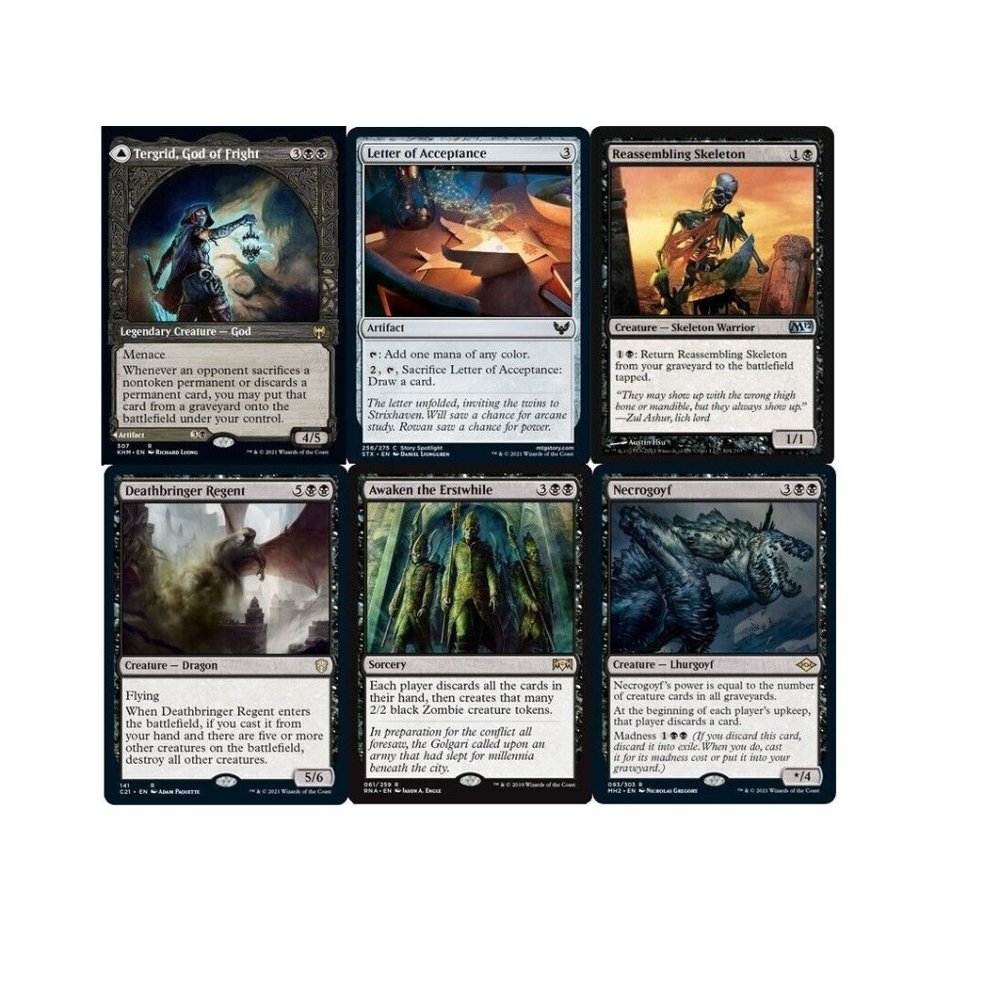 Tergrid, God of Fright Commander Deck EDH 100 Magic Cards Custom Deck MTG - NM